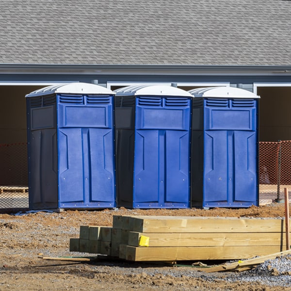 how can i report damages or issues with the portable restrooms during my rental period in Ringgold VA